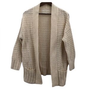 Pink Martini Cream Knit Cardigan